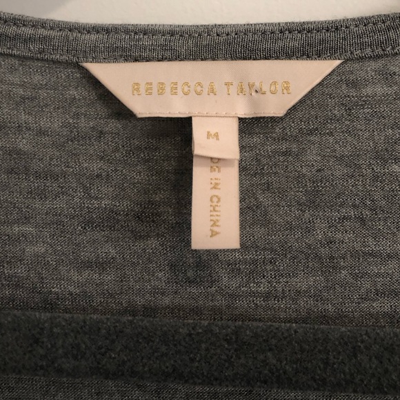 Light grey wool cardigan Rebecca Taylor, new, fits US size M (L European). - Picture 4 of 5